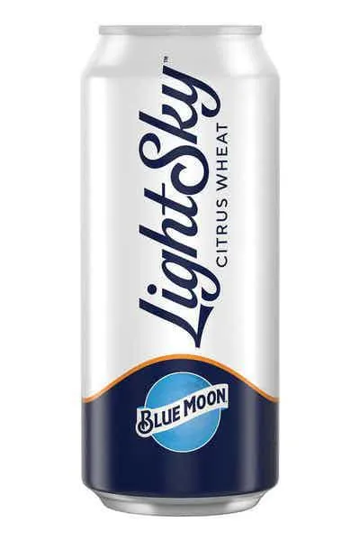Beer Blue Moon 6pk cans Light Sky Point Wine Spirits