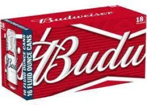 Beer DOM Budweiser Cans 18pk 00128 Point Wine Spirits