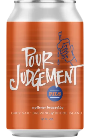 Beer RI Grey Sail 6pk Pour Judgement Pilsner 05640 Point Wine Spirits