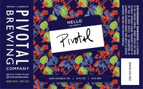 Beer RI Pivotal Brewing 4pk Hello My Name is Pivotal IIPA Point Wine Spirits