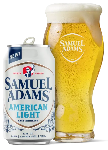 Beer Sam Adams can 12pk American Light Point Wine Spirits