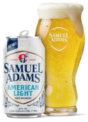 Beer Sam Adams can 12pk American Light Point Wine Spirits