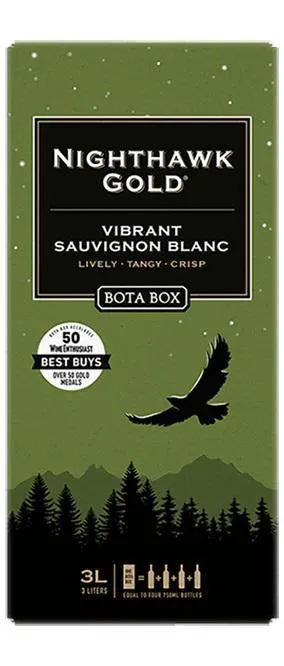 Box Wine Bota Nighthawk 3L Vibrant Sauvignon Blanc 403467 Point Wine Spirits