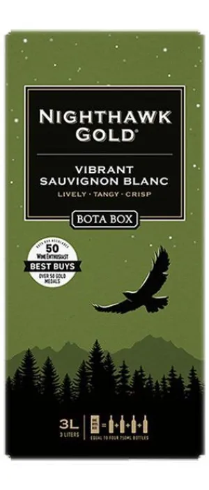 Box Wine Bota Nighthawk 3L Vibrant Sauvignon Blanc 403467 Point Wine Spirits