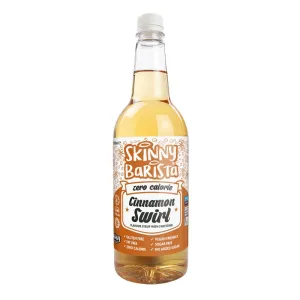 Cinnamon Flavour Syrup - Cinnamon Swirl  Skinny Coffee Syrup - 1 Litre