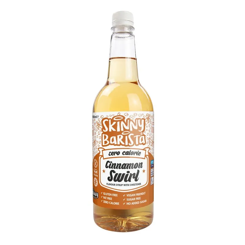 Cinnamon Flavour Syrup - Cinnamon Swirl  Skinny Coffee Syrup - 1 Litre