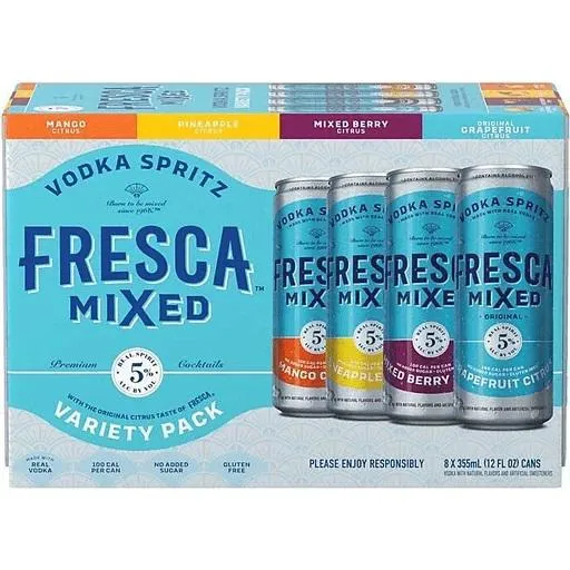 Cocktail Fresca Mixed 8pk Vodka Spritz Point Wine Spirits