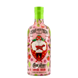 Cream Heroes Capitn Fresn Strawberry Cream Liqueur with Tequila 70cl