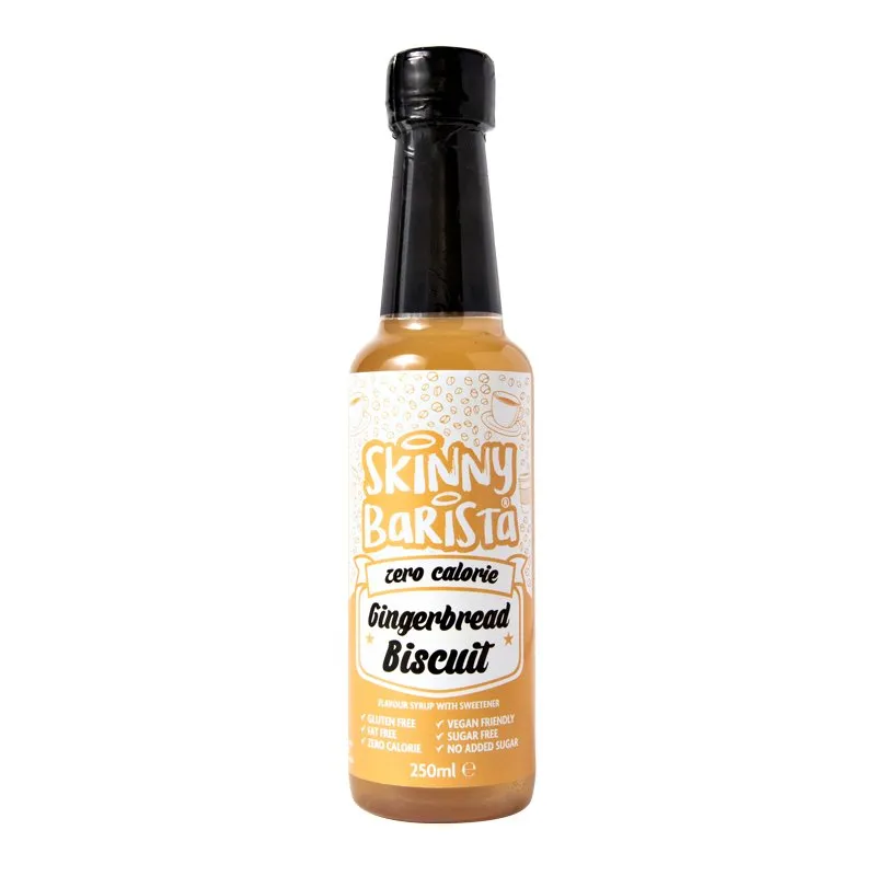 Gingerbread Syrup - Zero Calorie Sugar Free Skinny Coffee Syrup - 250ml