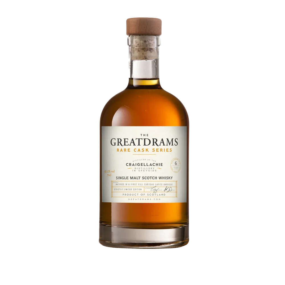 GreatDrams Craigellachie 6 Year Old Single Cask Single Malt 70cl