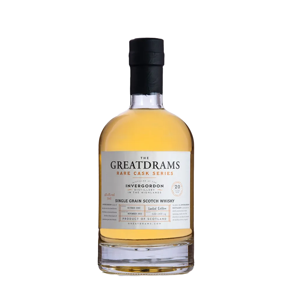 GreatDrams Invergordon 20 Year Old Single Cask Single Grain 70cl