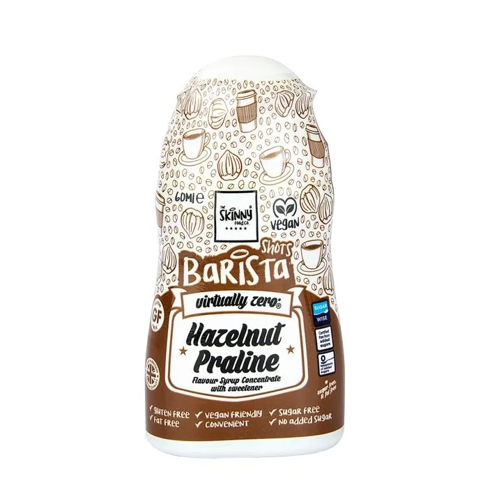 Hazelnut Barista Shot Sugar Free Skinny Coffee Syrup - 60ml