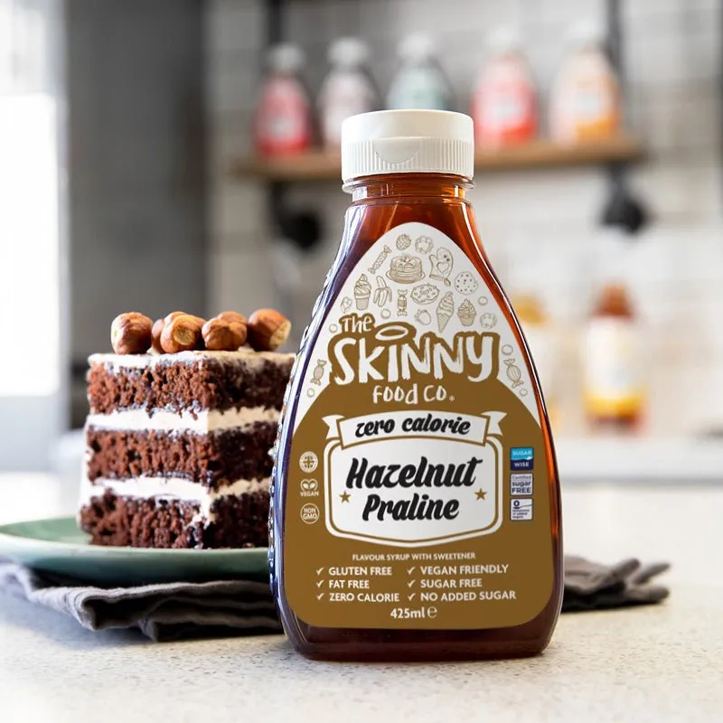 Hazelnut Praline Zero Calorie Sugar Free Skinny Syrup - 425ml