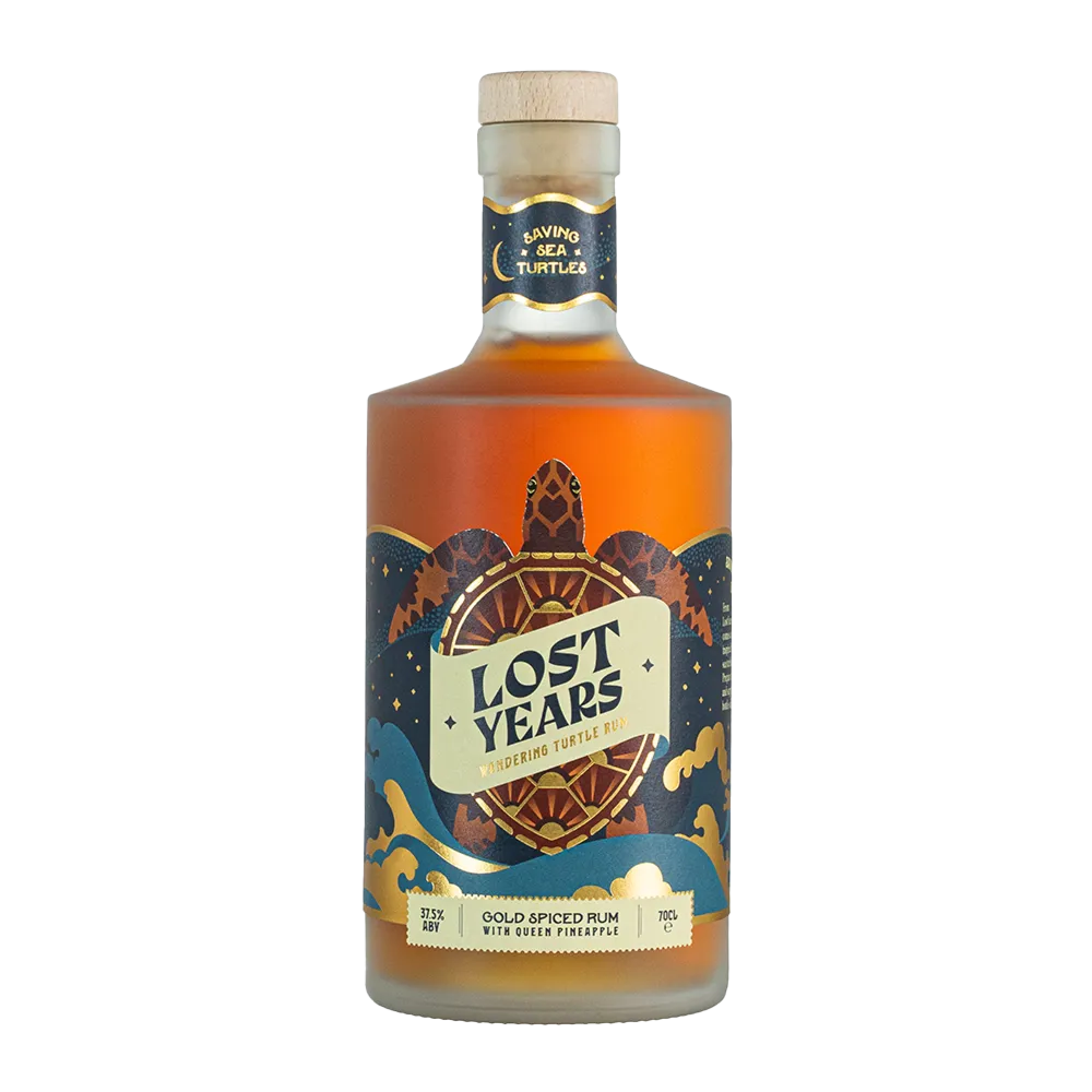 Lost Years Gold Spiced Rum with Queen Pineapple 70cl