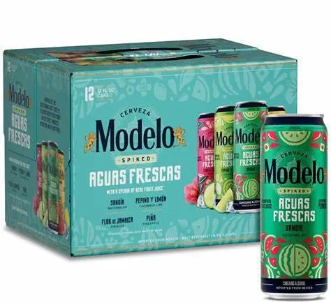 Malt Modelo Spiked 12pk Aquas Frescas Point Wine Spirits