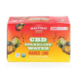 NA CBD Beak & Skiff 6pk Sparkling Mango Lime Full Spectrum Point Wine Spirits