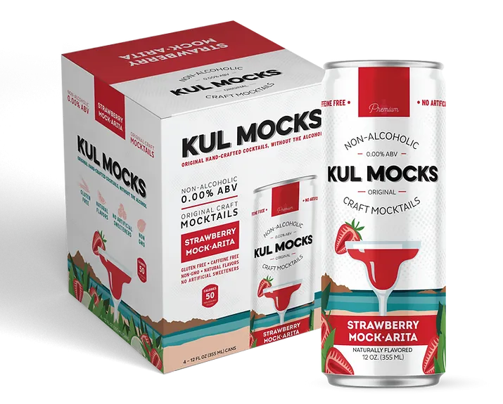 NA Cocktail KUL Mocks 4pk Starwberry Mock-Arita Point Wine Spirits