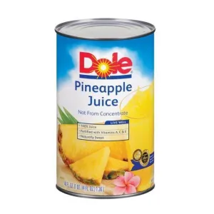 NA Drinks Can Dole Pineapple 46oz 175364 Point Wine Spirits