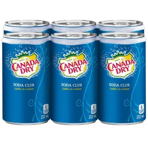NA Drinks Canada Dry 6pk 7.5oz Club Soda Point Wine Spirits