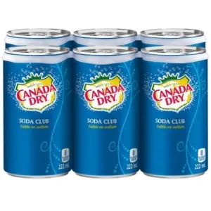 NA Drinks Canada Dry 6pk 7.5oz Club Soda Point Wine Spirits