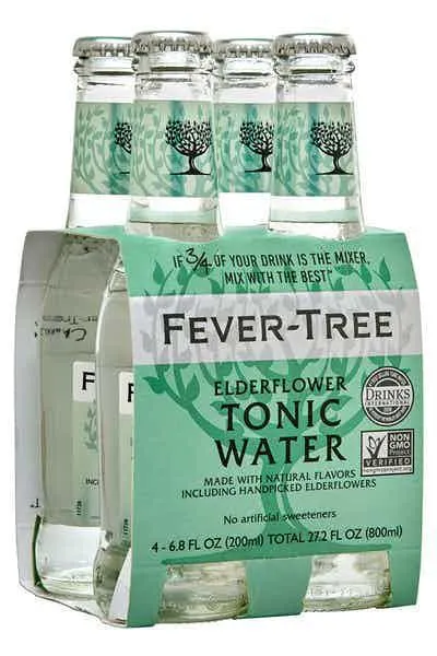 N/A Drinks Fever Tree 4pk Elderflower Tonic Point Wine Spirits