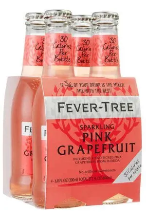 N/A Drinks Fever Tree 4pk Sparkling Grapefruit Point Wine Spirits