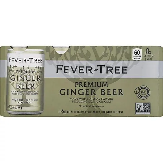 N/A Drinks Fever Tree 8pk Cans Ginger Beer Point Wine Spirits