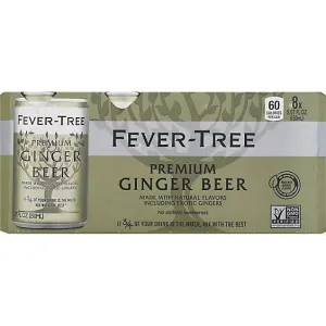 N/A Drinks Fever Tree 8pk Cans Ginger Beer Point Wine Spirits