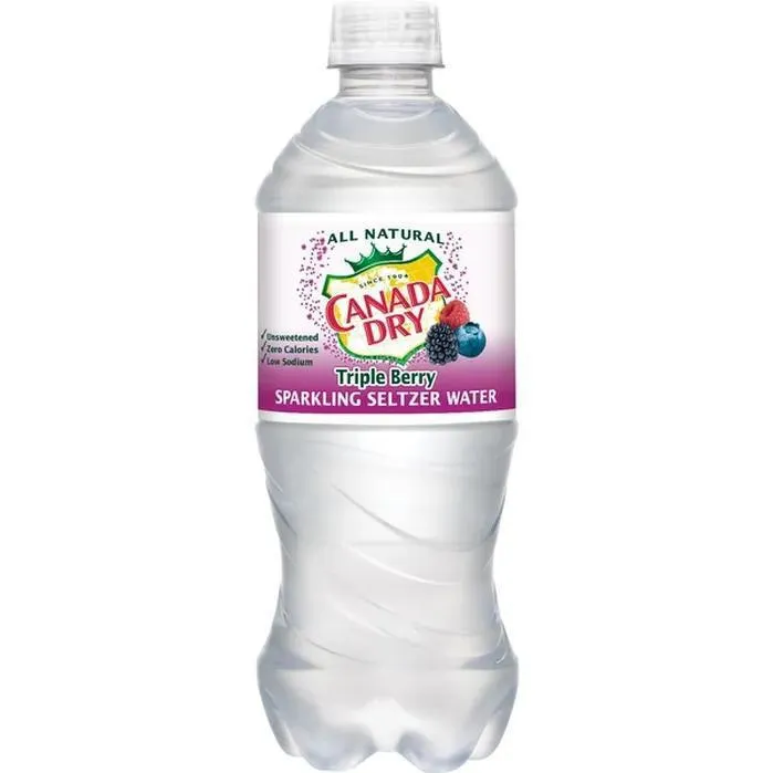 N/A Drinks Seltzer 20oz Canada Dry Triple Berry 150700 Point Wine Spirits