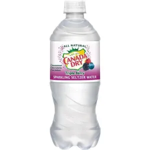 N/A Drinks Seltzer 20oz Canada Dry Triple Berry 150700 Point Wine Spirits