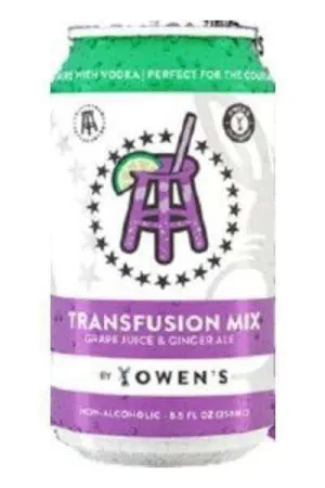 NA Mixer Owen's Barstool Transfusion Grape Juice Point Wine Spirits