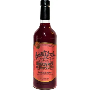 N/A RI Cocktail Mixer BootBlack Brand 26oz Hibiscus Rose Cosmopolitan Point Wine Spirits