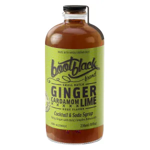 N/A RI Cocktail Syrup BootBlack Brand 16oz Cardamom & Lime Point Wine Spirits