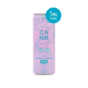 NA THC Cocktail CANN hi boy 4pk Grapefruit Rosemary Point Wine Spirits