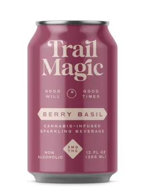 NA THC Cocktail Trail Magic 4pk Berry Basil Point Wine Spirits