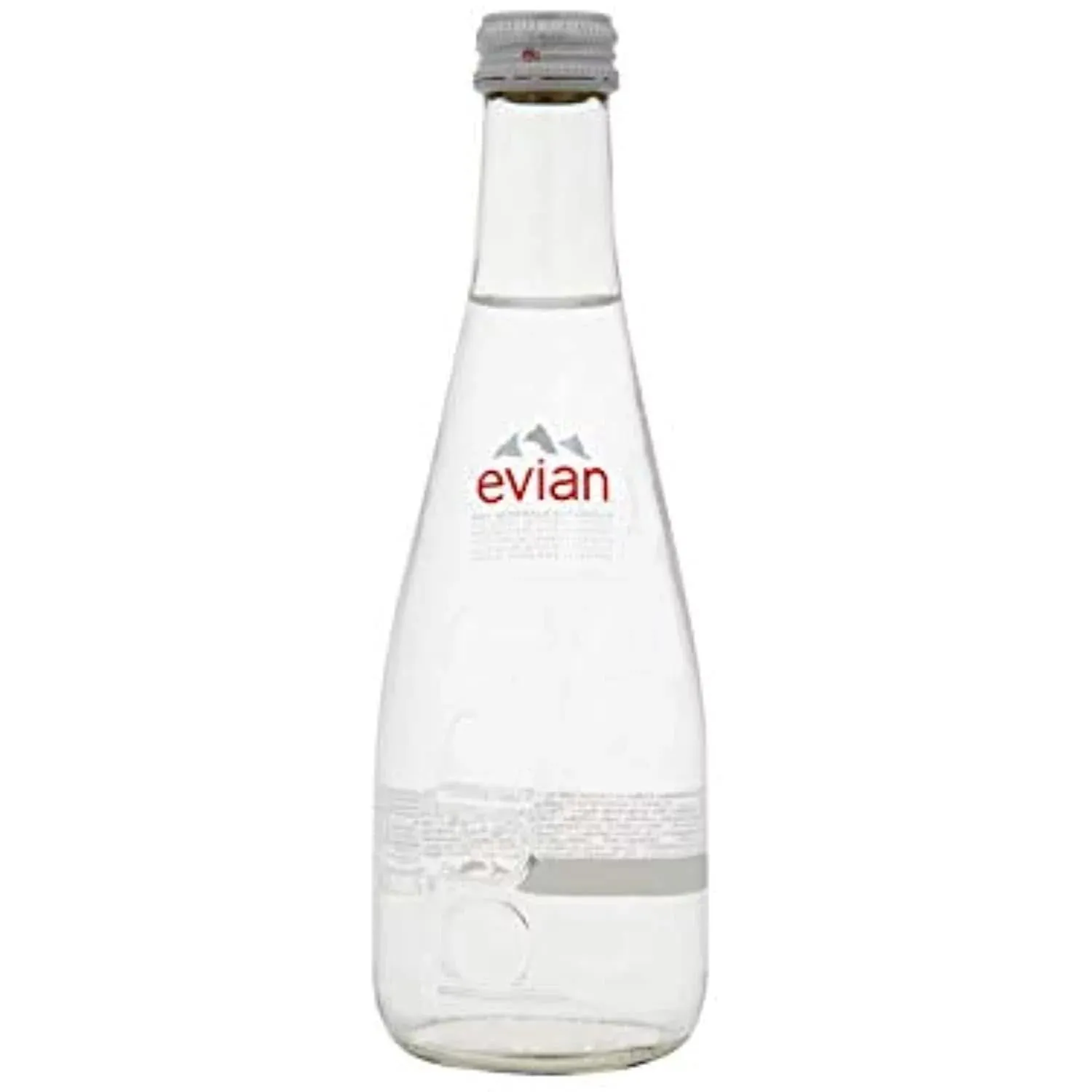 N/A Water Evian 330ml Sparkling glass bottle Point Wine Spirits