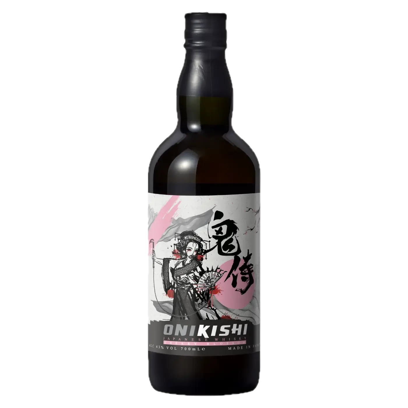 Onikishi Cherry Blossom Cask Blended Japanese Whisky 70cl