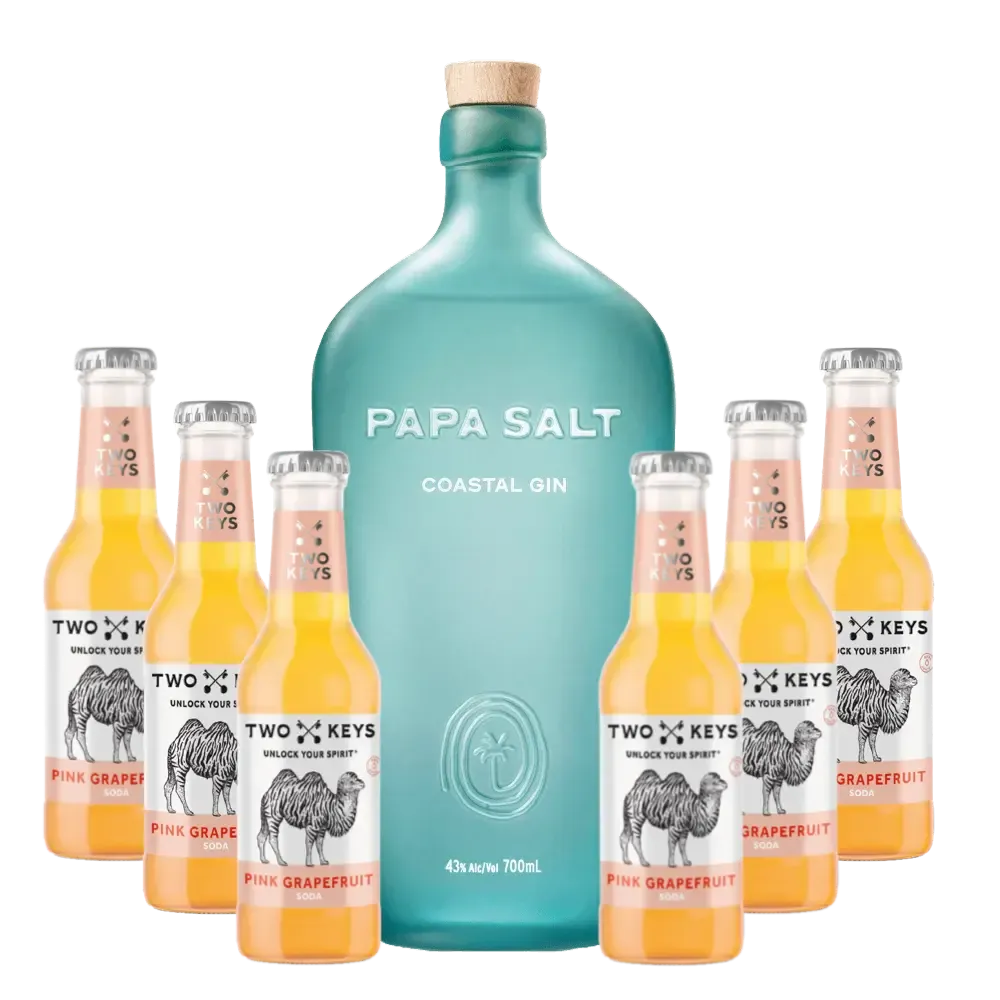 Papa Salt & Two Keys Grapefruit Gin Paloma Bundle