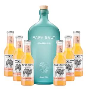 Papa Salt & Two Keys Grapefruit Gin Paloma Bundle