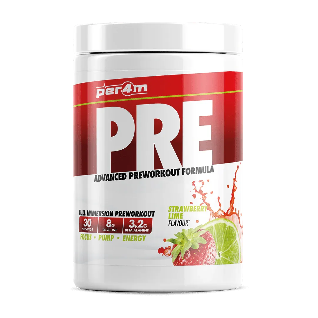 PER4M - PRE Advanced Preworkout Formula - 7 Flavours (570G)