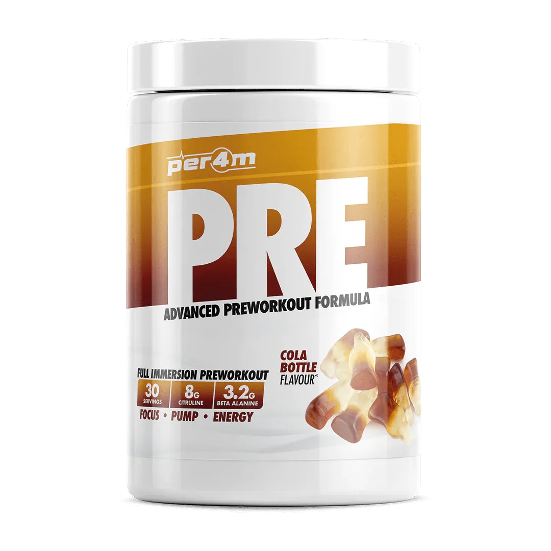 PER4M - PRE Advanced Preworkout Formula - 7 Flavours (570G)