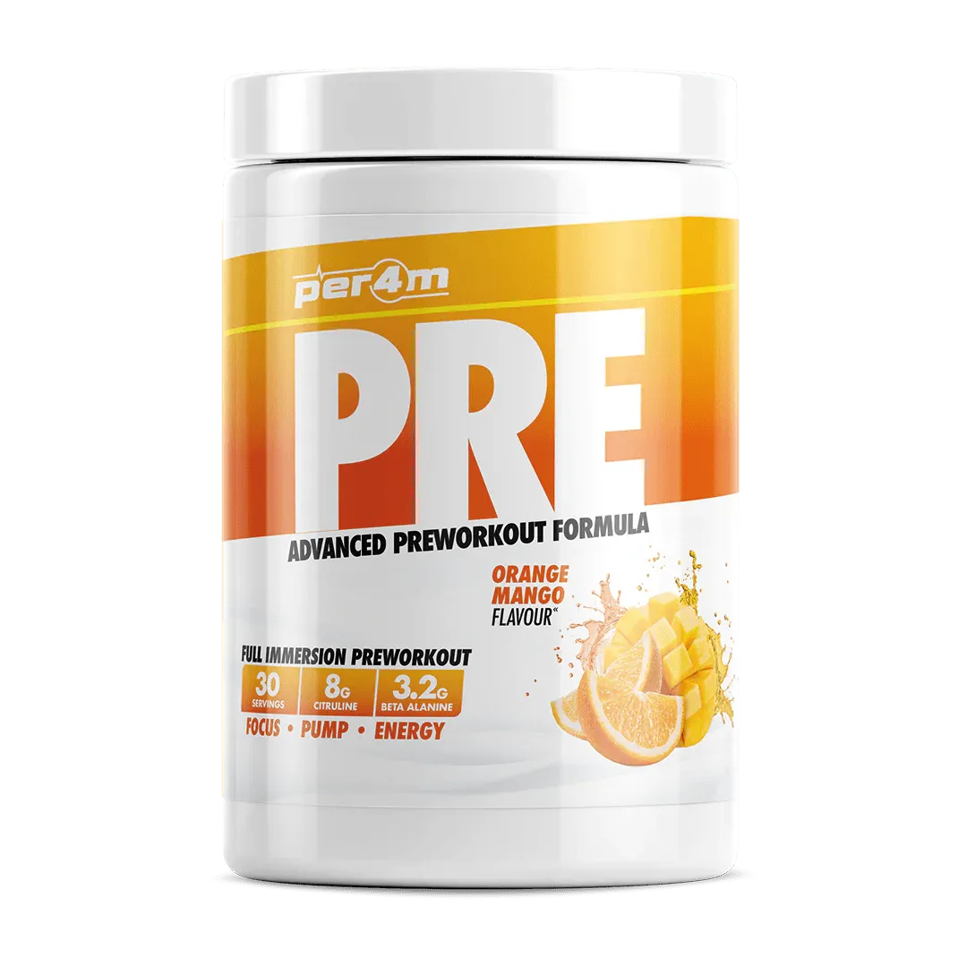 PER4M - PRE Advanced Preworkout Formula - 7 Flavours (570G)