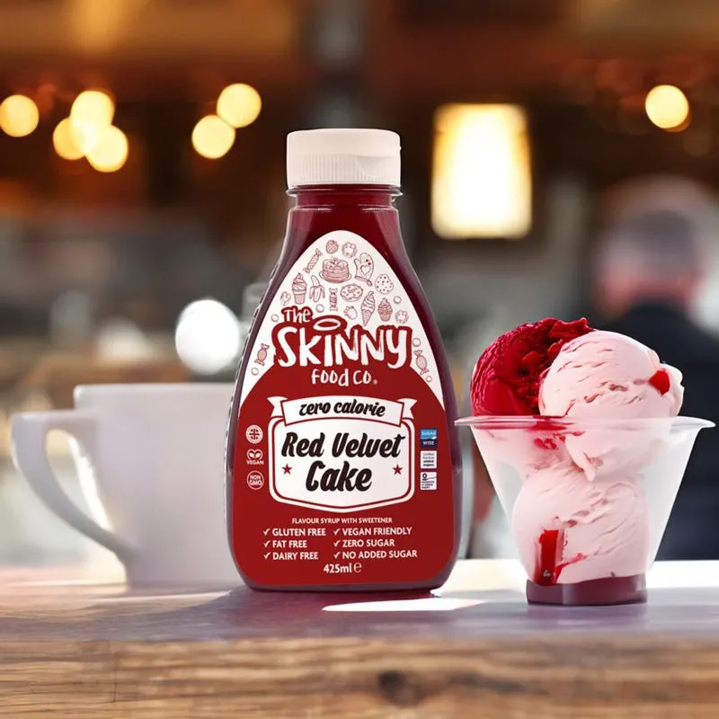 Red Velvet Syrup - Zero Calorie Sugar Free Skinny  - 425ml