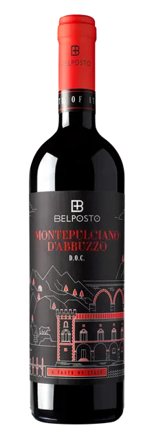 Red Wine Belposto Montepulciano D'Abruzzo Point Wine Spirits
