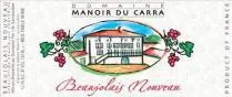Red Wine Domaine Manoir Du Carra Beaujolais Noveau Point Wine Spirits