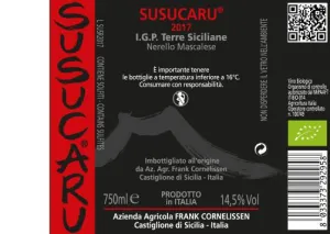 Red Wine Frank Cornelissen Susucaru Rosso Point Wine Spirits