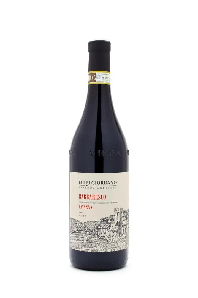 Red Wine Luigi Giordano Barbaresco Cavanna Point Wine Spirits