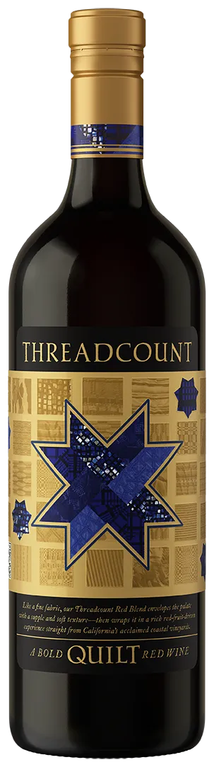 Red Wine Quilt ThreadCount Point Wine Spirits