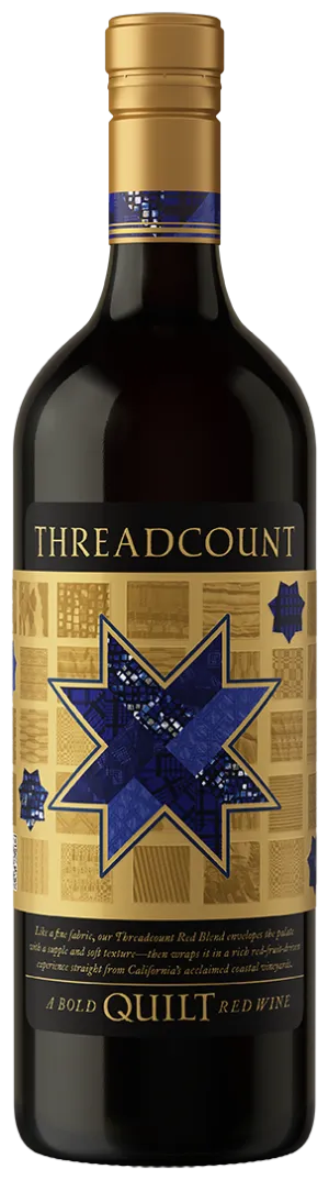 Red Wine Quilt ThreadCount Point Wine Spirits