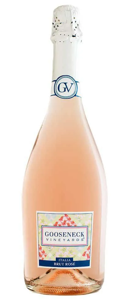 Rose Sparkling Gooseneck Vineyard's Point Wine Spirits